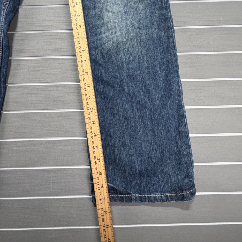 Cody James Core Mens Straight Leg Jeans Blue Medium Wash 31x32 Stretch Denim - Picture 2 of 10